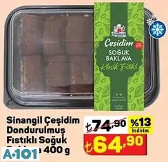 SİNANGİL DONDURULMUŞ SOĞUK BAKLAVA SİNANGİL DONDURULMUŞ SOĞUK BAKLAVA